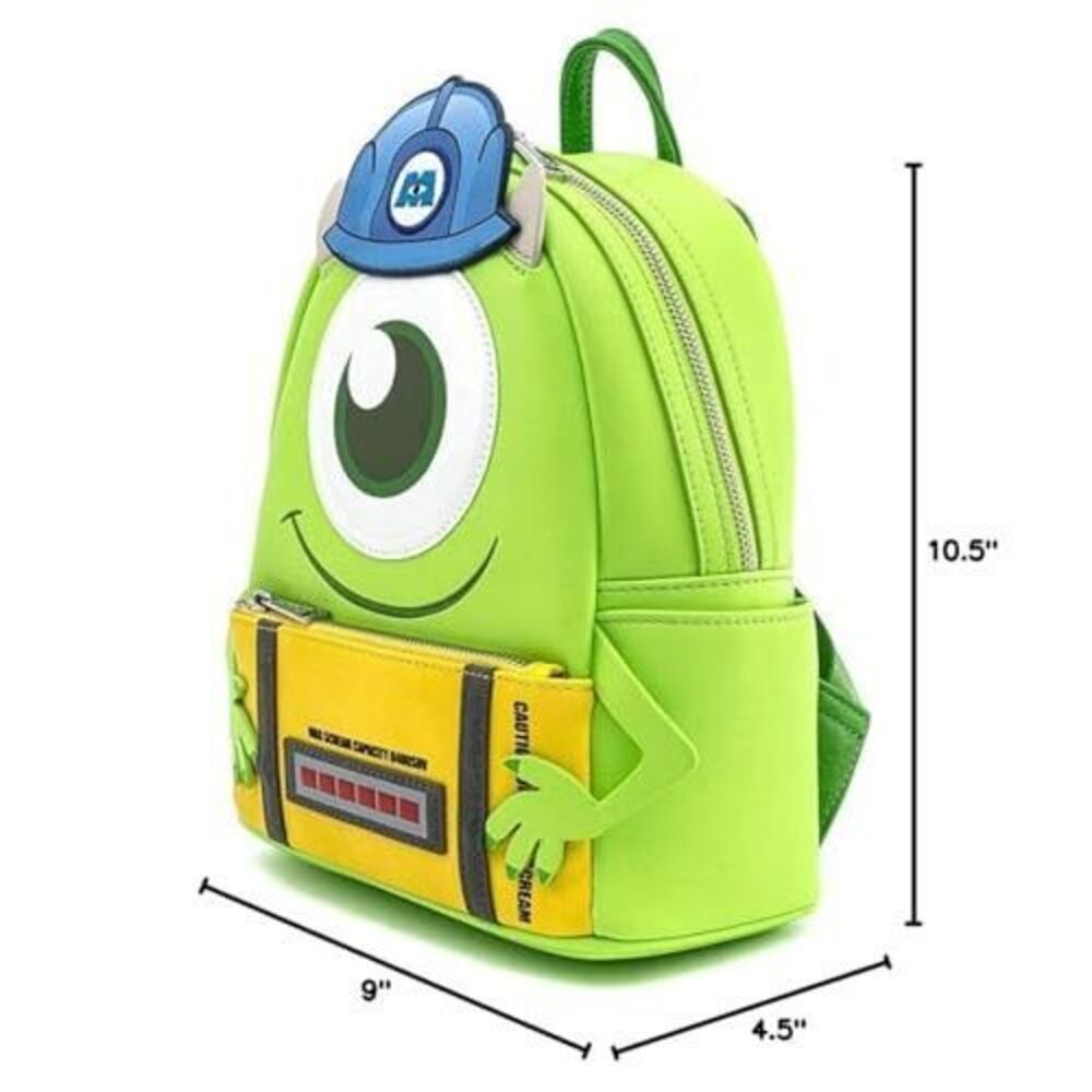 9399 Disney Monsters Inc Mike Wazowski Scare Cosplay Double Strap Shoulder - Picture 6 of 6